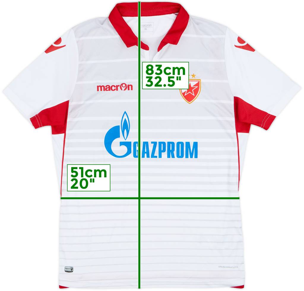 2017-18 Red Star Belgrade European Third Shirt - 8/10 - (XL)