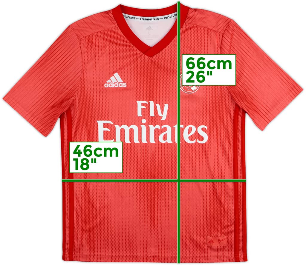 2018-19 Real Madrid Third Shirt - 9/10 - (L.Boys)