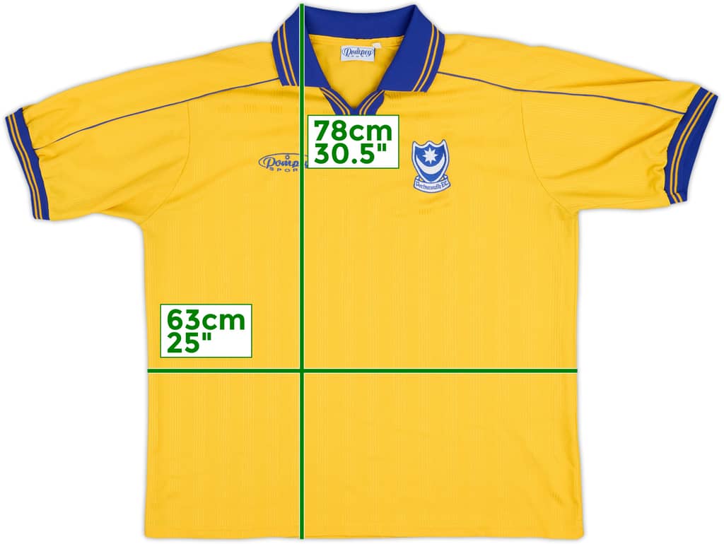 1999-00 Portsmouth Away Shirt - 8/10 - (XL)