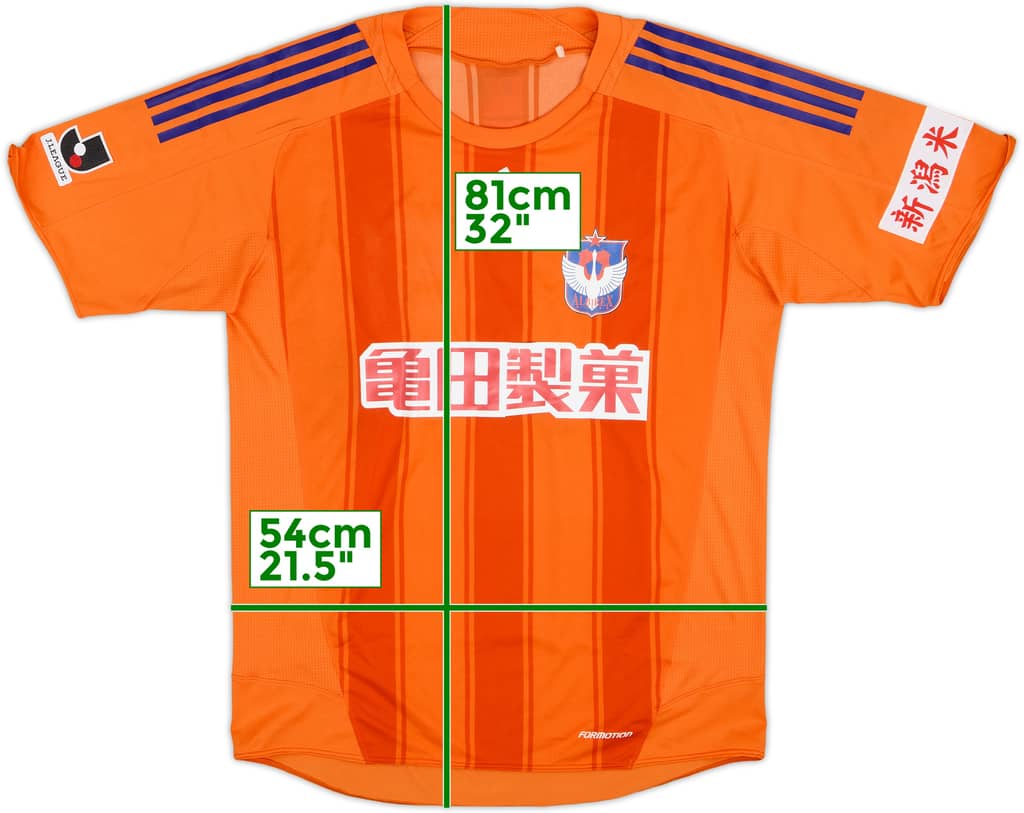 2008-09 Albirex Niigata Player Issue Home Shirt - 9/10 - (L)