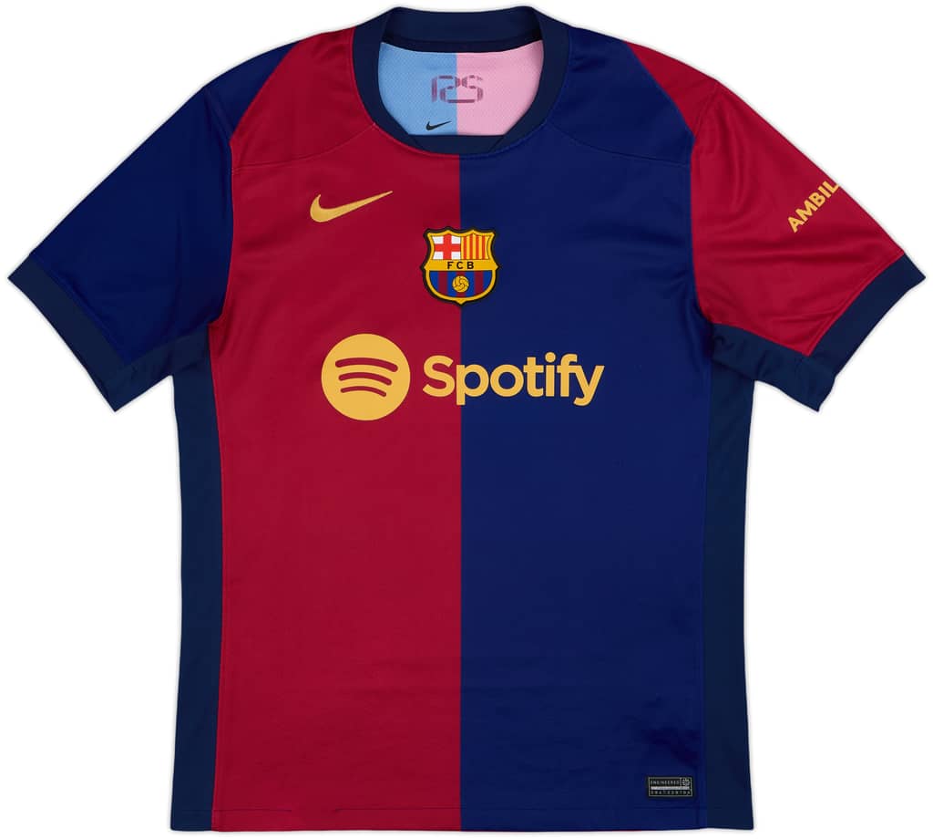 2024-25 Barcelona Home Shirt - 9/10 - (M)