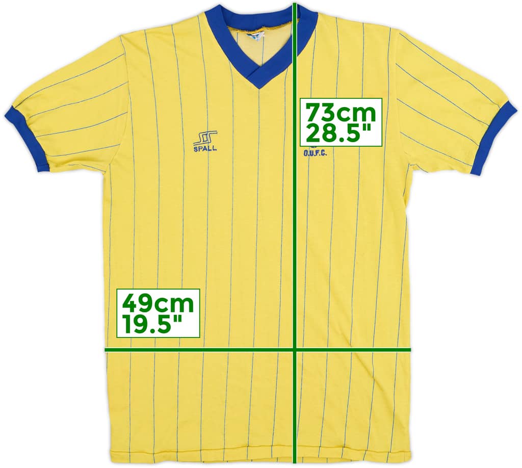 1983-84 Oxford United Home Shirt - 8/10 - (L)