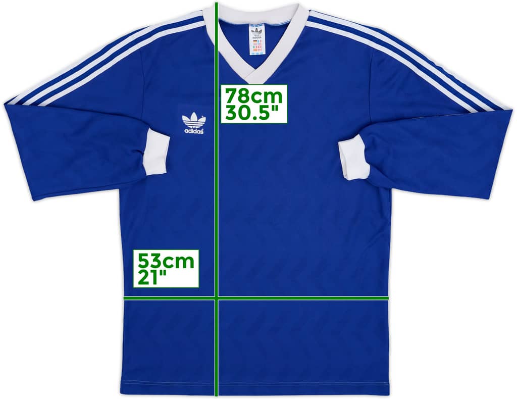 1980s adidas Template L/S Shirt - 9/10 - (XL)