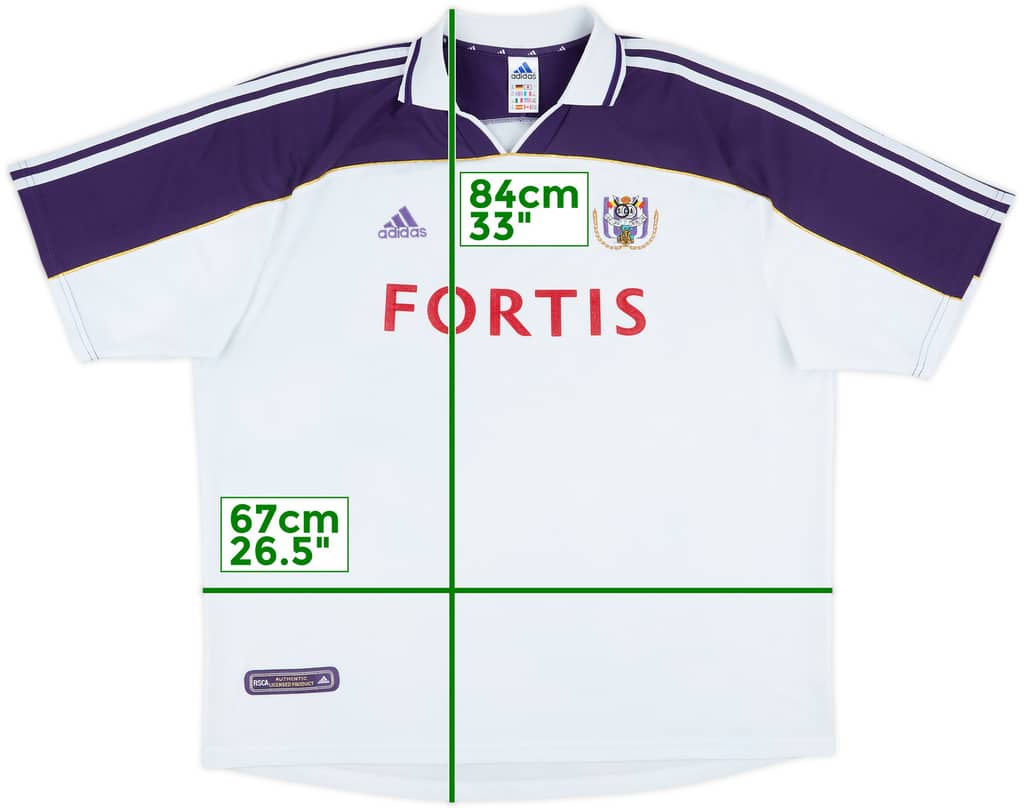 2000-01 Anderlecht Home Shirt - 8/10 - (XXL)