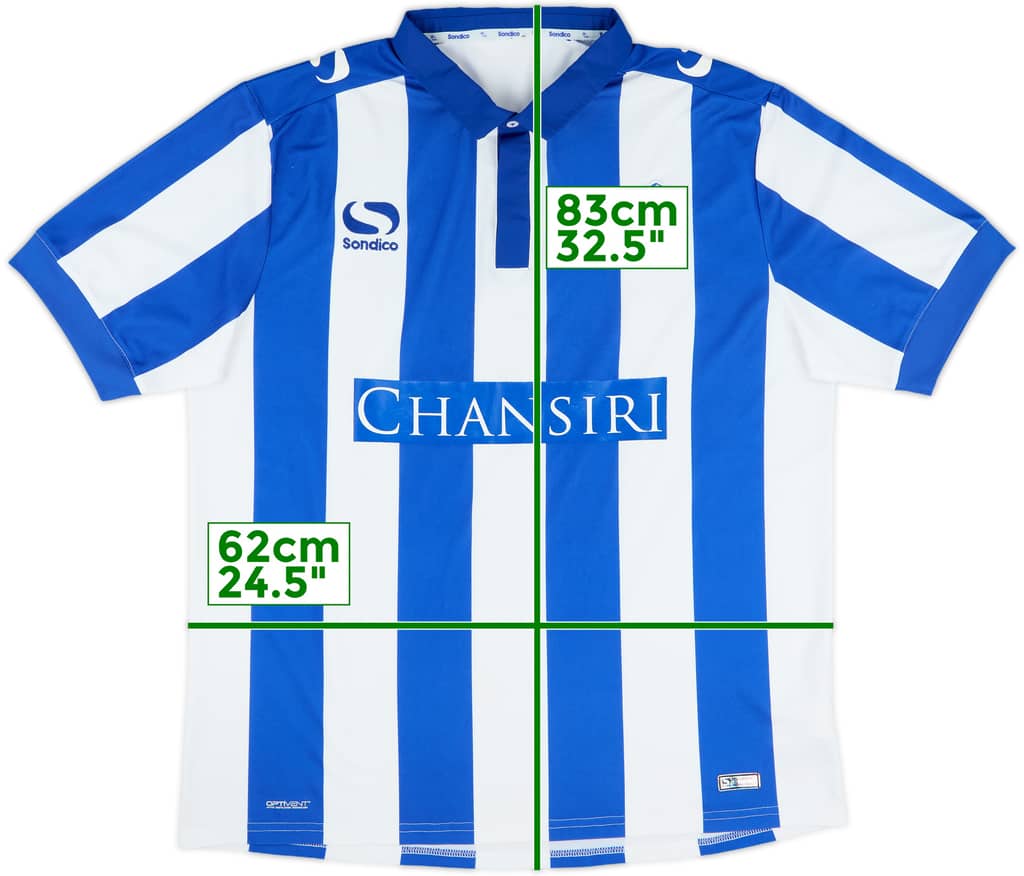 2015-16 Sheffield Wednesday Home Shirt - 8/10 - (XXL)