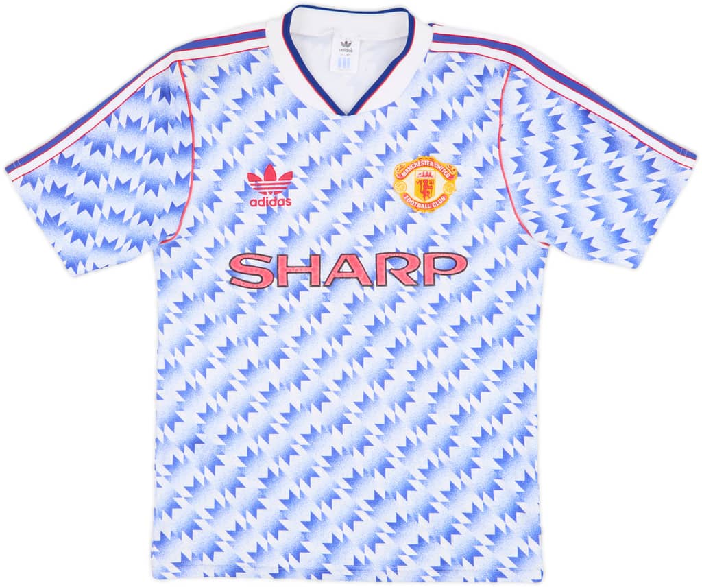 1990-92 Manchester United Away Shirt - 8/10 - (S)