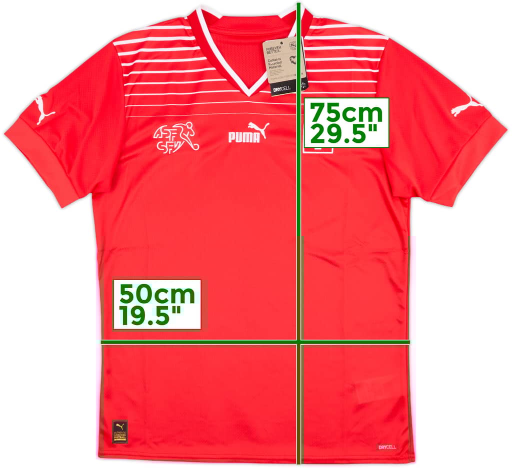 2022-23 Switzerland Home Shirt (M)