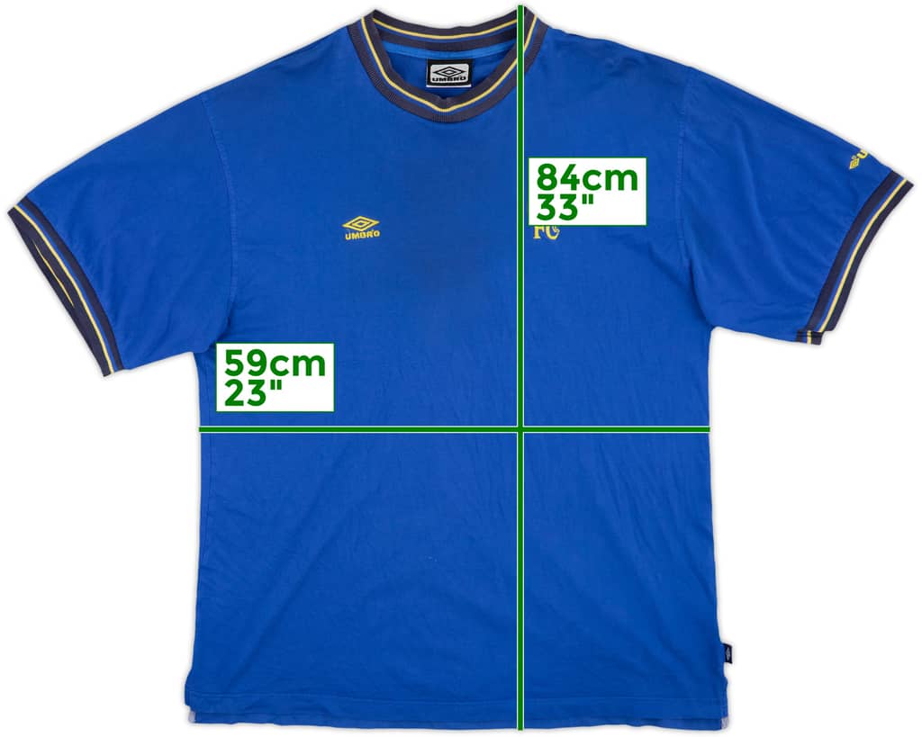 1999-00 Chelsea Umbro Cotton Tee - 7/10 - (XXL)