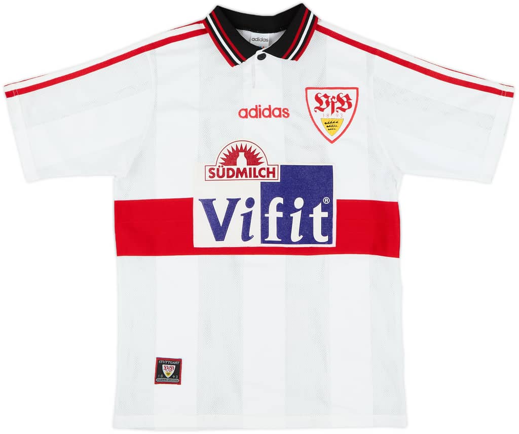 1996-97 Stuttgart Home Shirt - 8/10 - (XL.Boys)