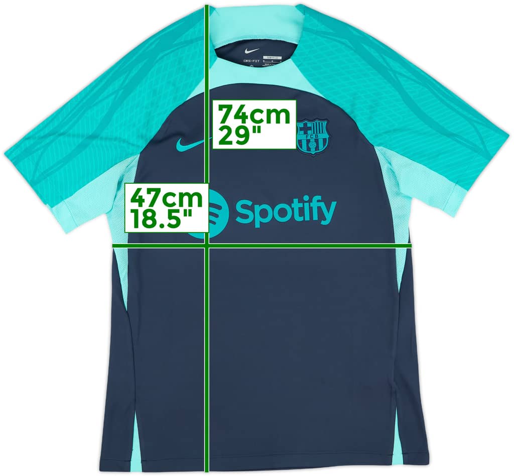 2023-24 Barcelona Nike Training Shirt - 10/10 - (M)