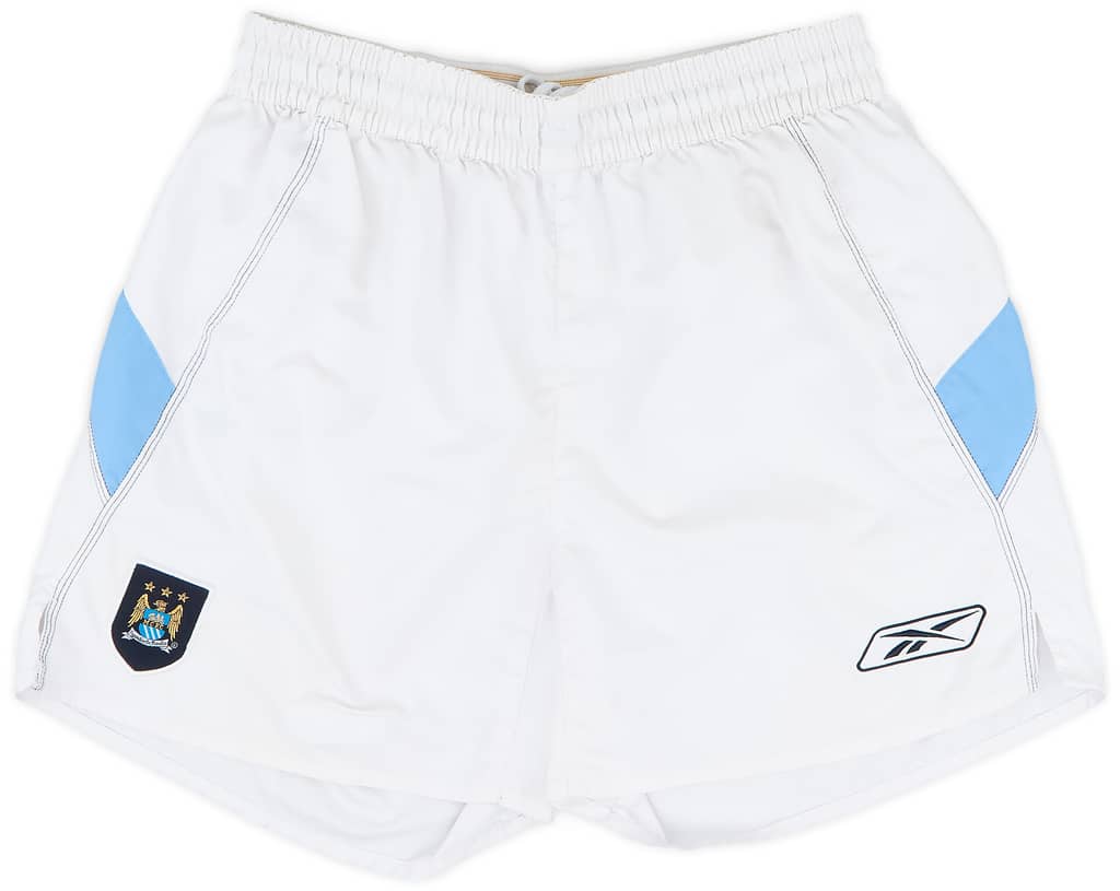 2003-04 Manchester City Home Shorts - 6/10 - (M)