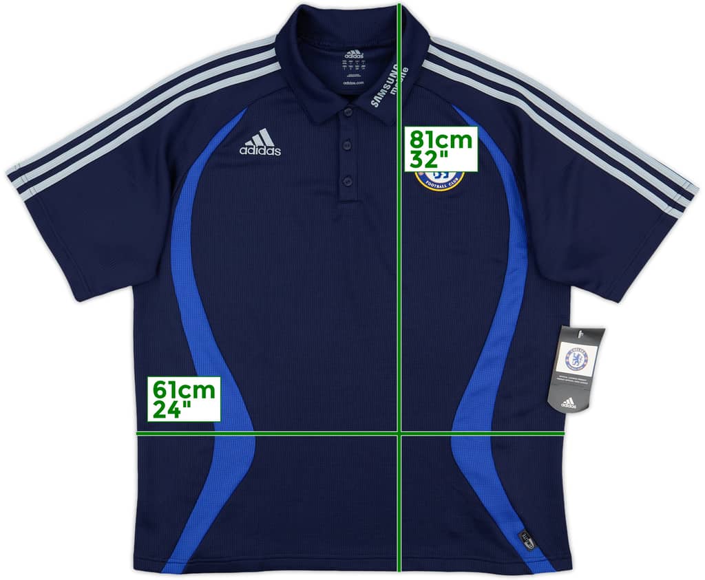 2006-07 Chelsea adidas Polo Shirt (L/XL)