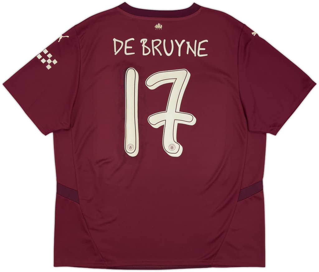 2024-25 Manchester City Third Shirt De Bruyne #17 - 6/10 - (XXL)