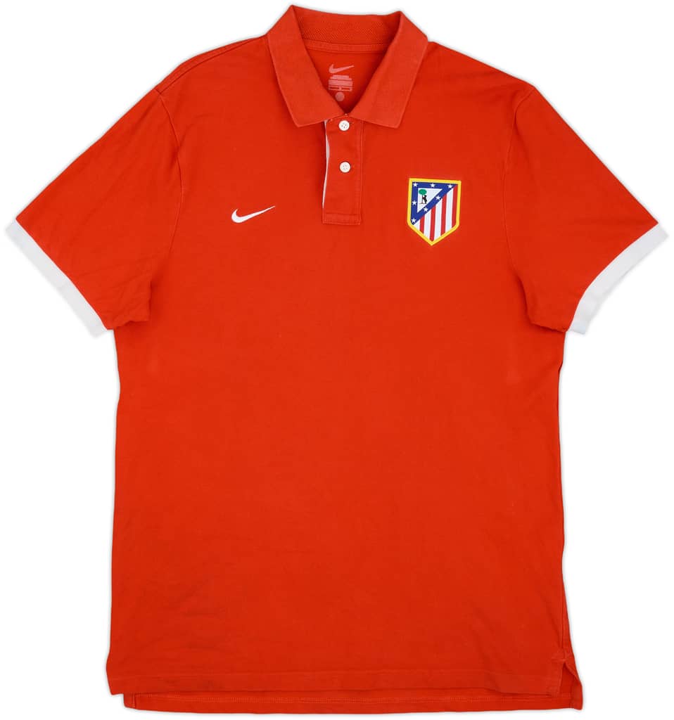 2012-13 Atletico Madrid Nike Polo Shirt - 8/10 - (L)