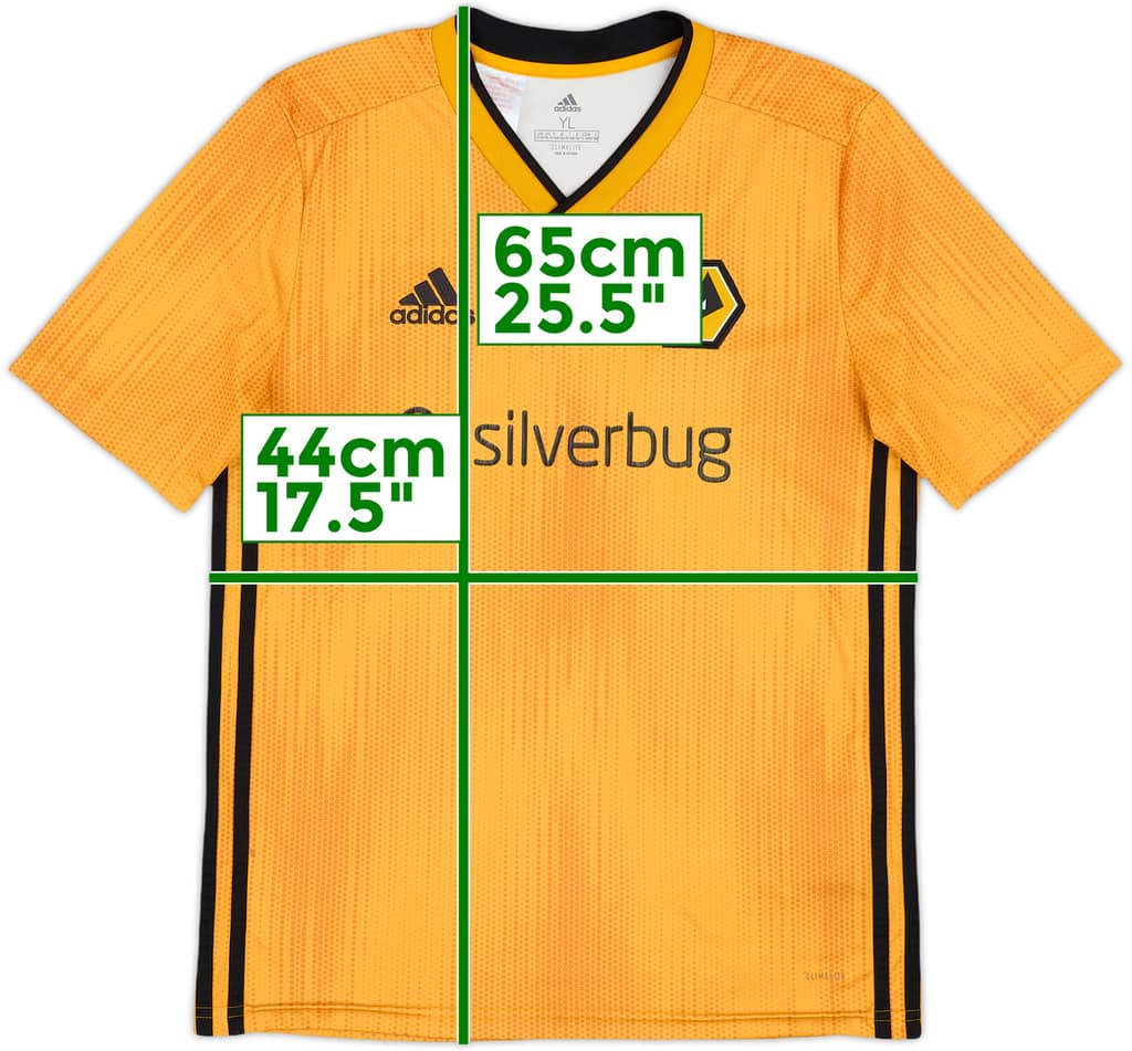 2019-20 Wolves Youth Home Shirt - 6/10 - (L.Boys)
