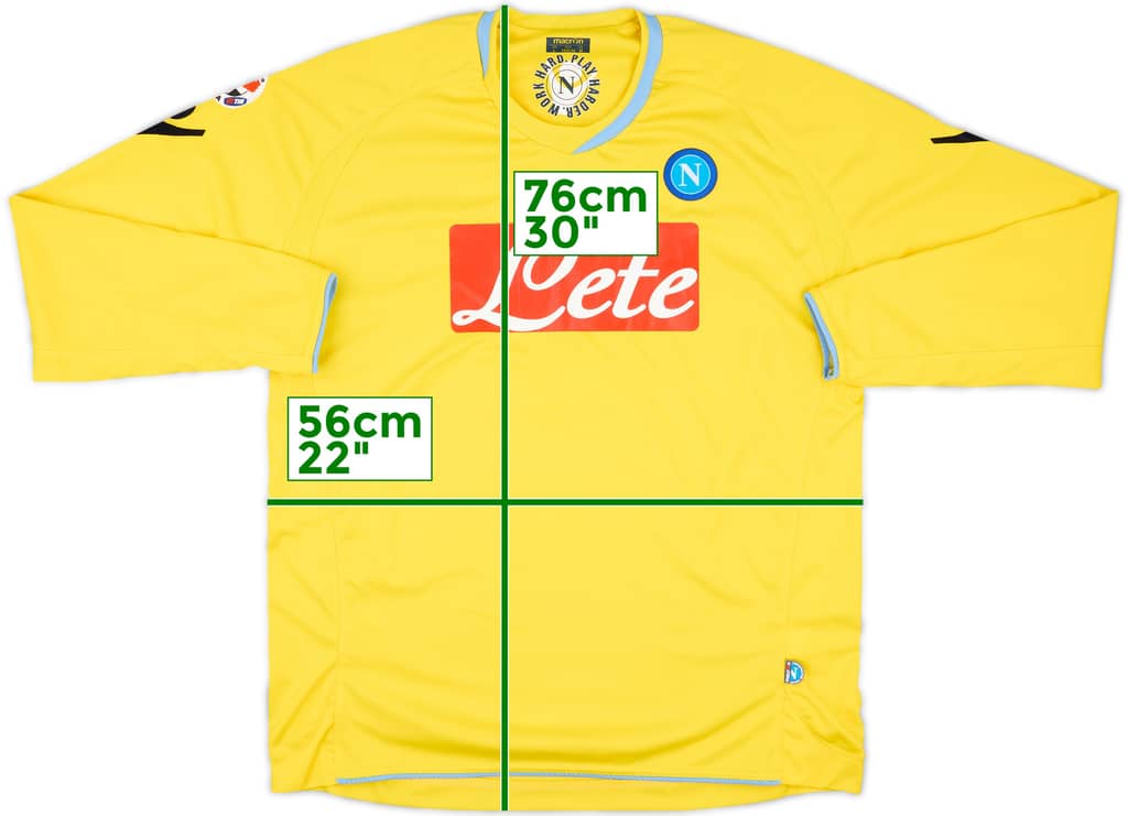 2010-11 Napoli GK Shirt - 9/10 - (L)