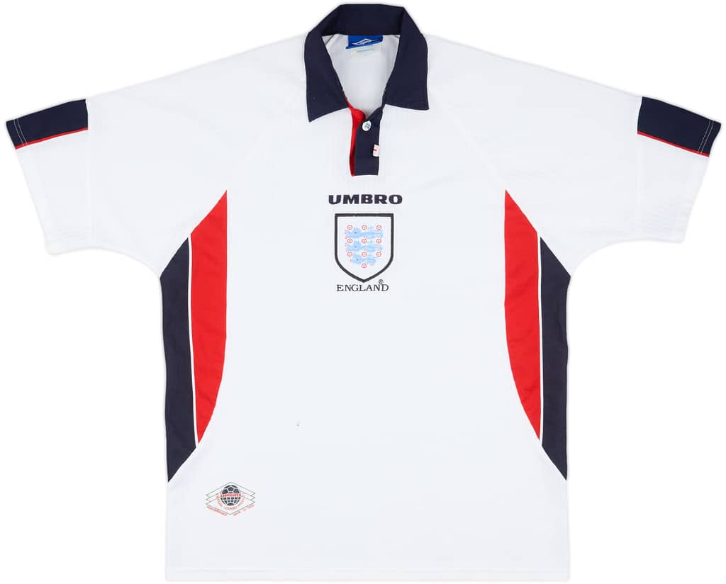 1997-99 England Home Shirt - 5/10 - (XL)