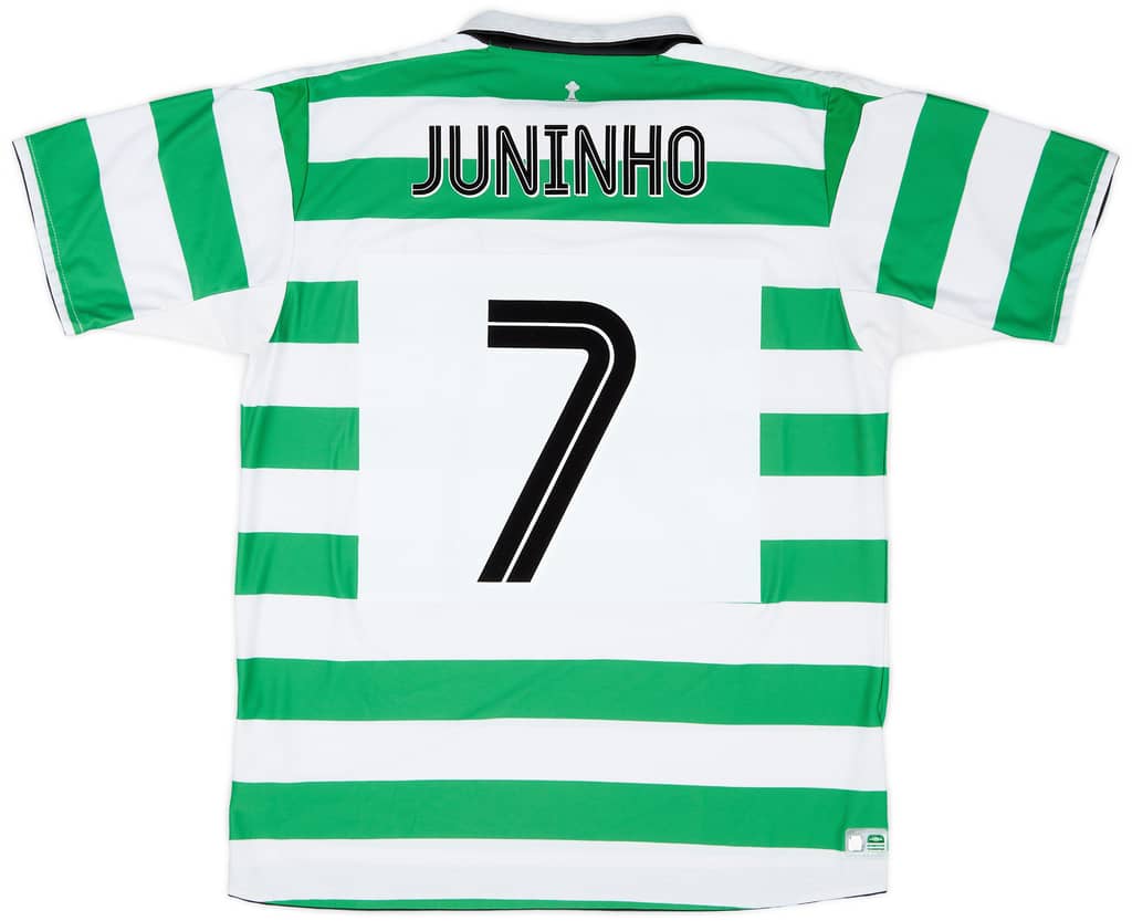 2004-05 Celtic Home Shirt Juninho #7 - 6/10 - (S)