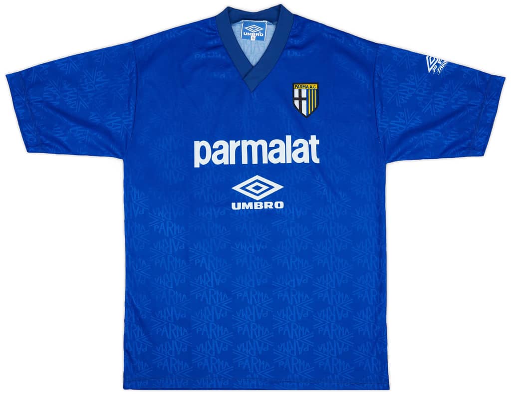 1993-95 Parma Umbro Training Shirt - 9/10 - (XL)