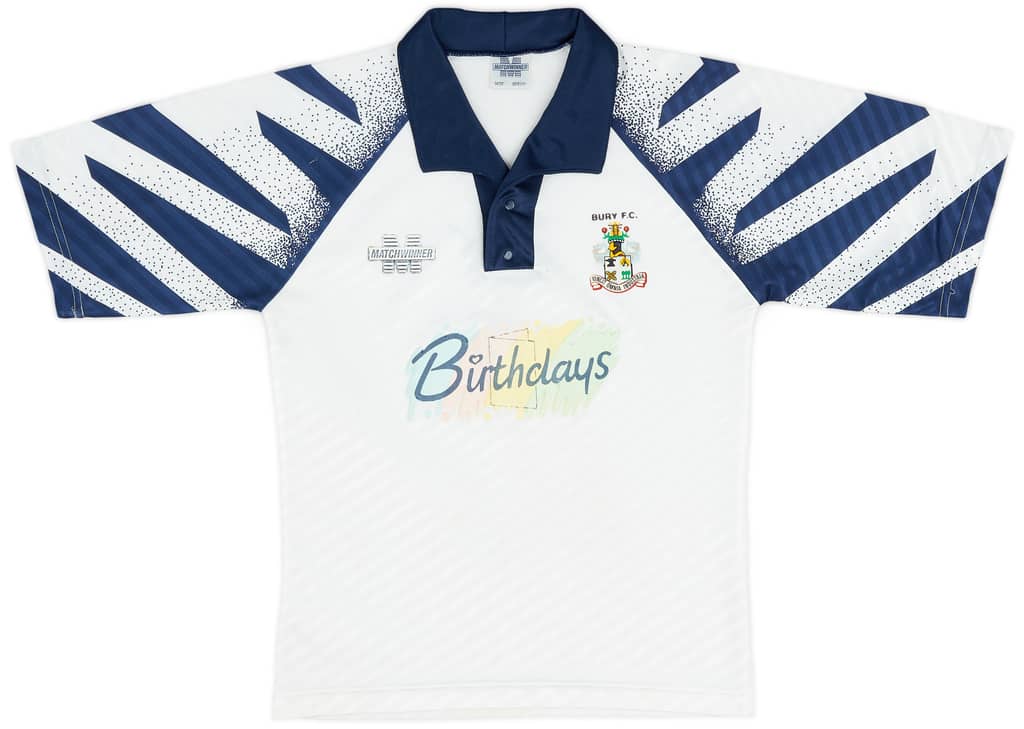 1993-94 Bury Home Shirt - 8/10 - (S)