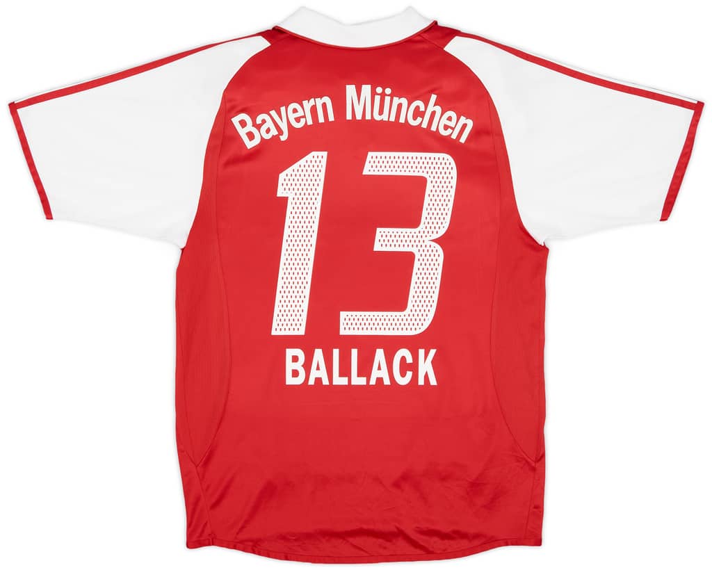 2003-04 Bayern Munich Player Issue Home Shirt Ballack #13 - 6/10 - (S)
