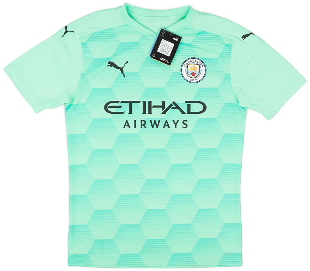 2020-21 Manchester City Player Issue GK S/S Shirt (M)