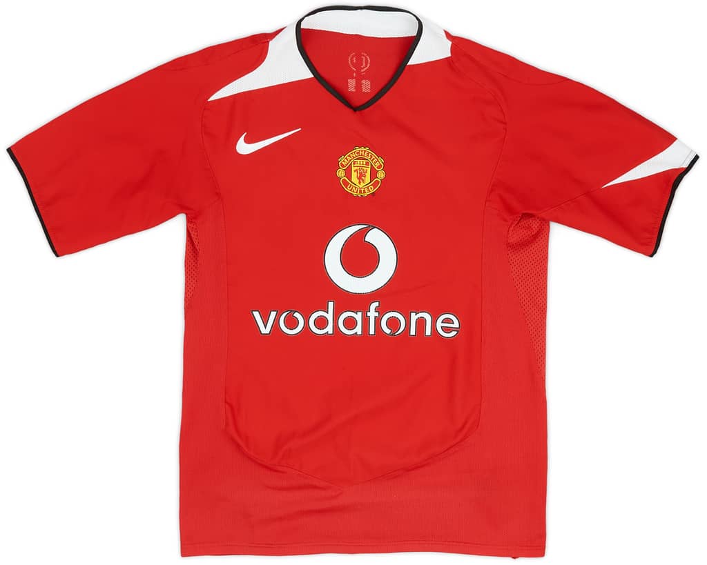 2004-06 Manchester United Home Shirt - 7/10 - (XL.Boys)