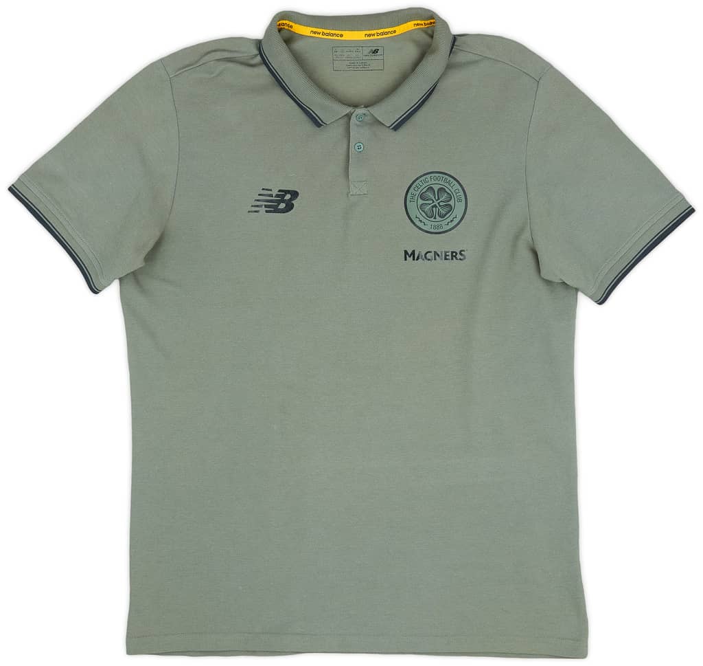2019-20 Celtic New Balance Polo Shirt - 8/10 - (L)