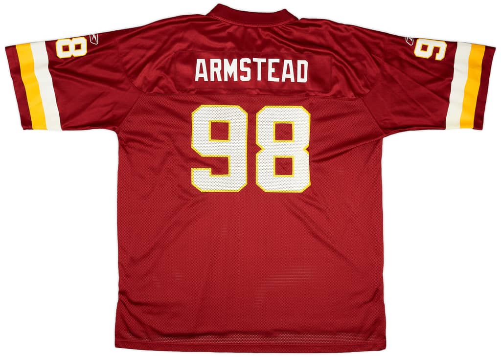 2003 Washington Redskins Armstead #98 Reebok On Field Home Jersey (Very Good) XXL