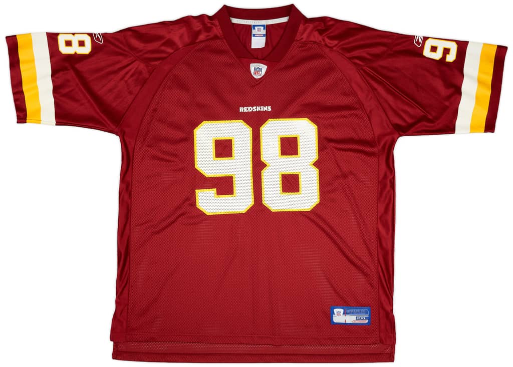 2003 Washington Redskins Armstead #98 Reebok On Field Home Jersey (Very Good) XXL