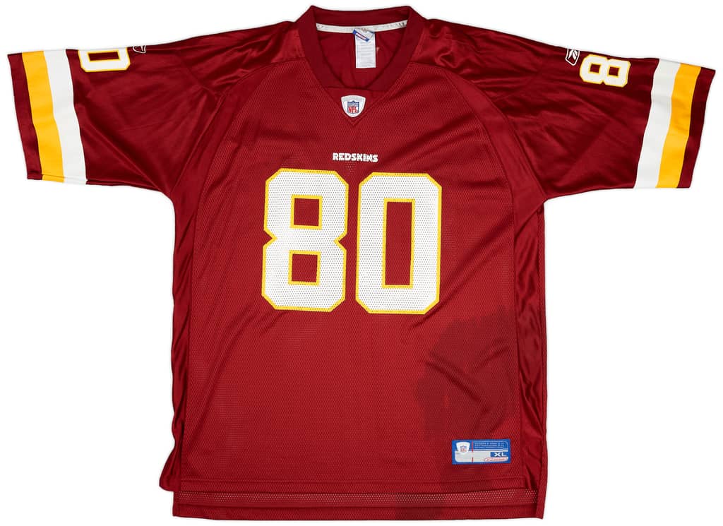 2003-04 Washington Redskins Coles #80 Reebok On Field Home Jersey (Very Good) XL