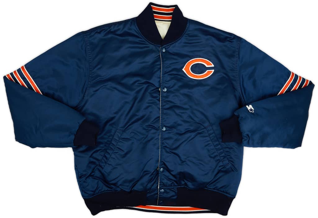 1980's Chicago Bears Starter Reversible Satin Varsity Jacket (Excellent) XL