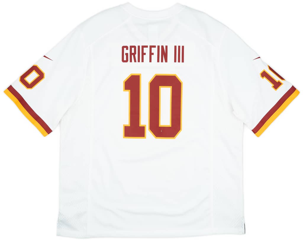2012-15 Washington Redskins Griffin III #10 Nike Game Away Jersey (Good) XXL