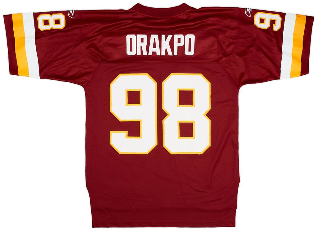 2009-11 Washington Redskins Orakpo #98 Reebok Premier Home Jersey (Very Good) M