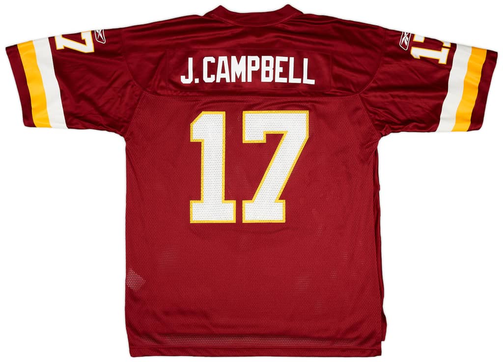 2008-09 Washington Redskins J. Campbell #17 Reebok On Field Home Jersey (Excellent) XL