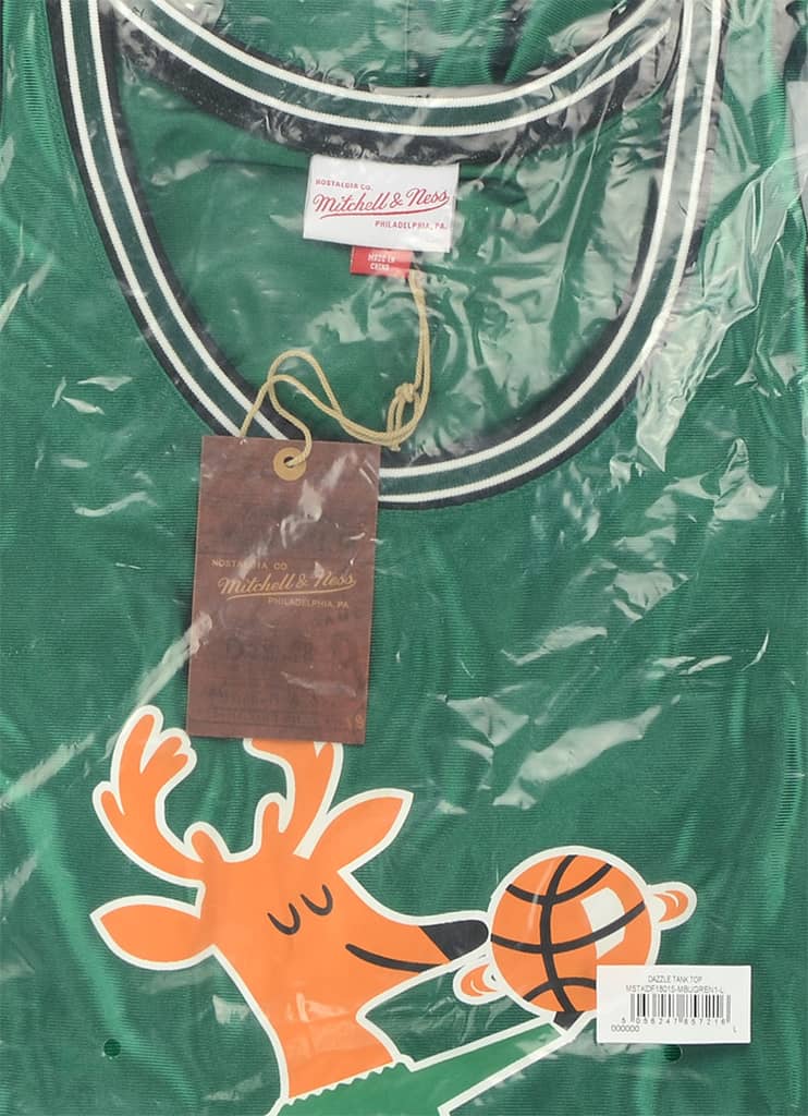 (Amazon) Mitchell & Ness Milwaukee Bucks Tank Jersey