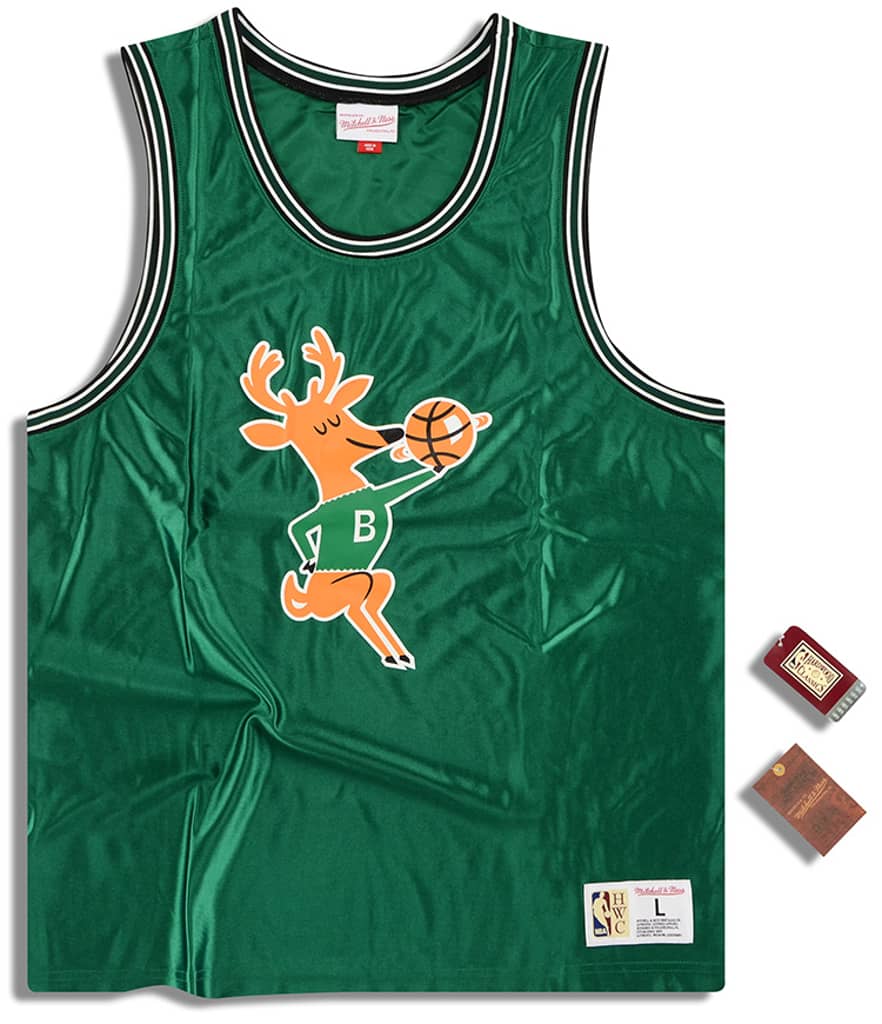 (Amazon) Mitchell & Ness Milwaukee Bucks Tank Jersey