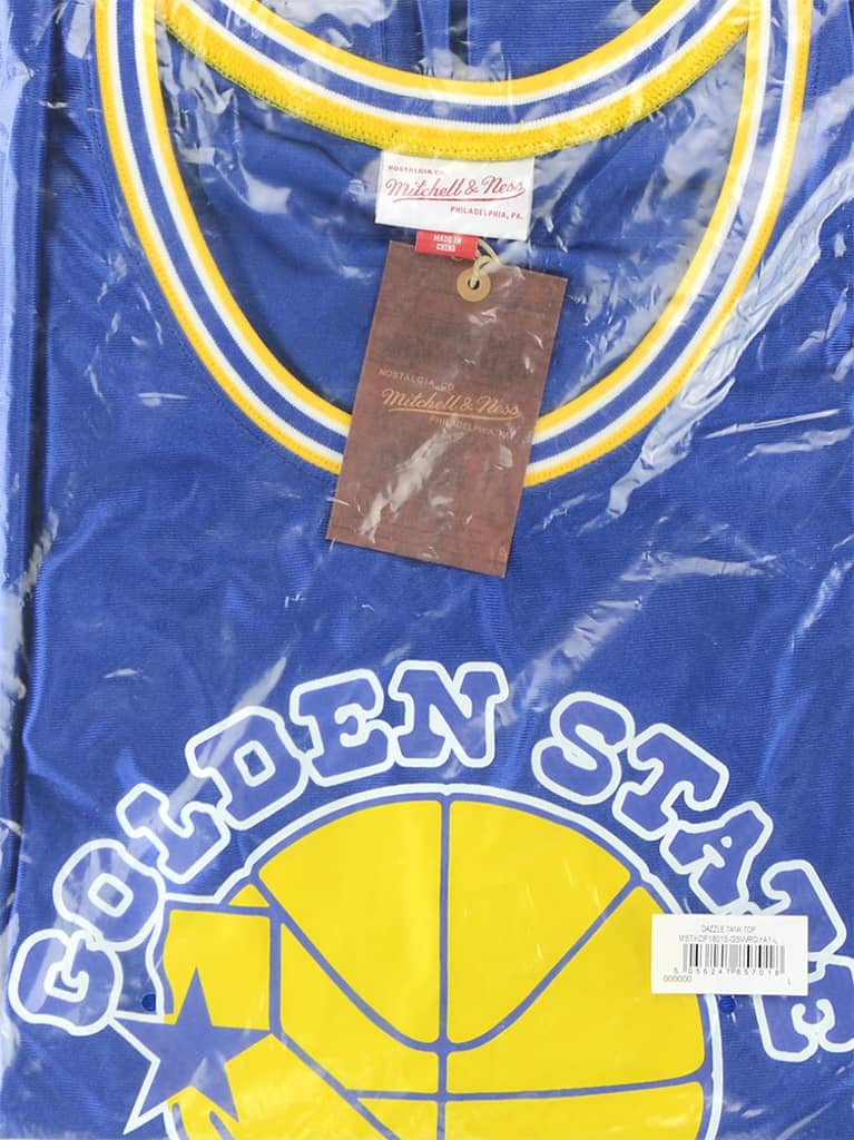 (Amazon) Mitchell & Ness Golden State Warriors Tank Jersey