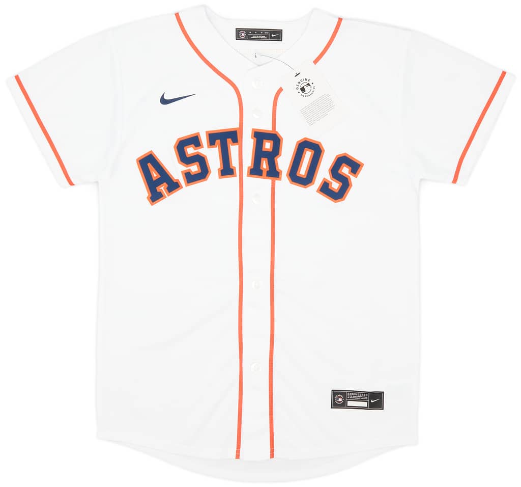 2020-23 Houston Astros Alvarez #44 Nike Home Jersey (M.Kids)