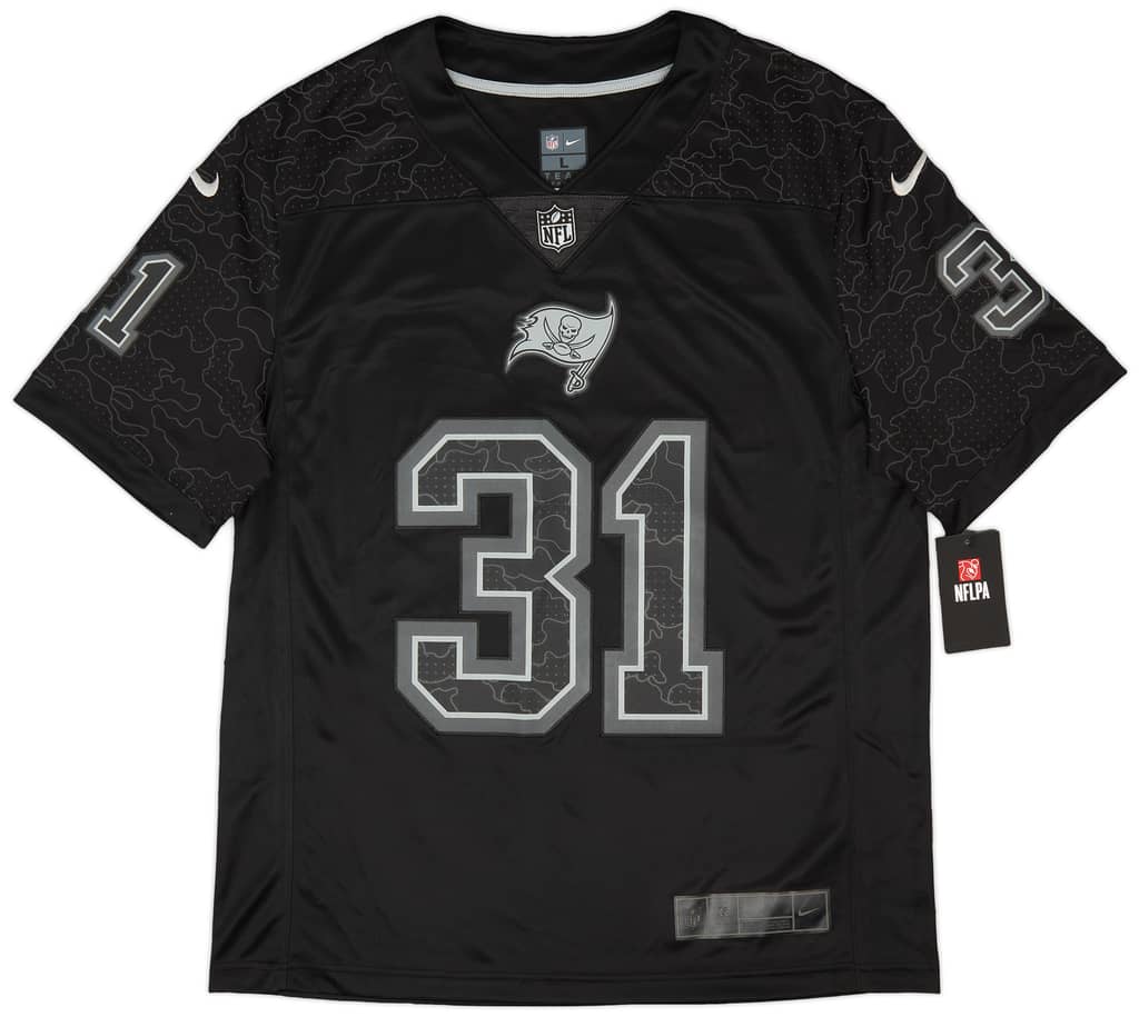 2022 Tampa Bay Buccaneers Winfield Jr #31 Nike Limited Reflective Jersey (L)