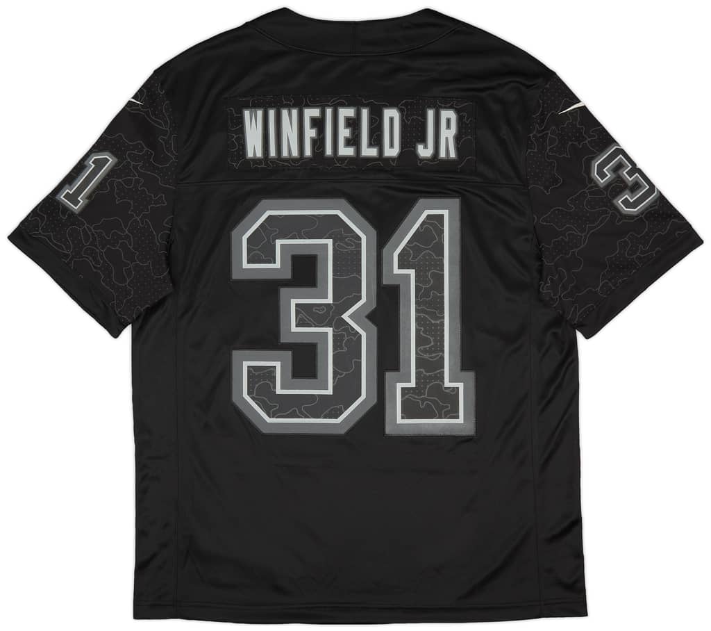 2022 Tampa Bay Buccaneers Winfield Jr #31 Nike Limited Reflective Jersey (L)