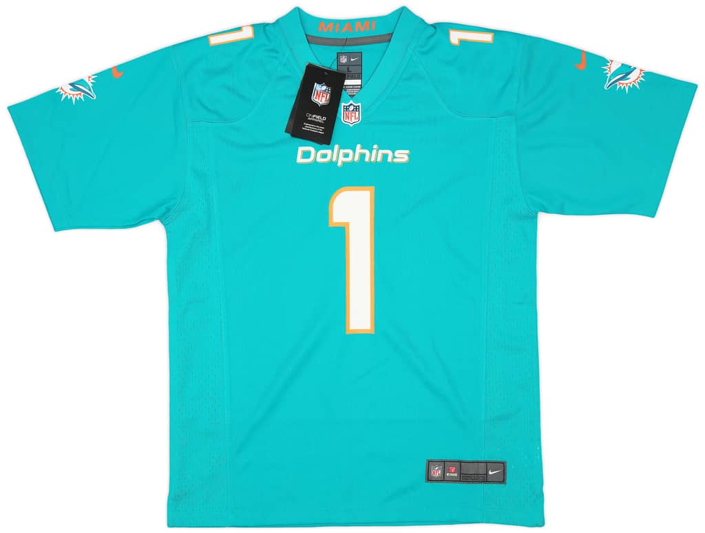 2020-23 Miami Dolphins Tagovailoa #1 Nike Game Home Jersey (L.Kids)