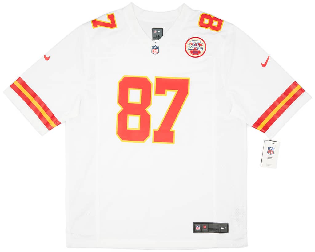 2013-23 Kansas City Chiefs Kelce #87 Nike Game Away Jersey (L)