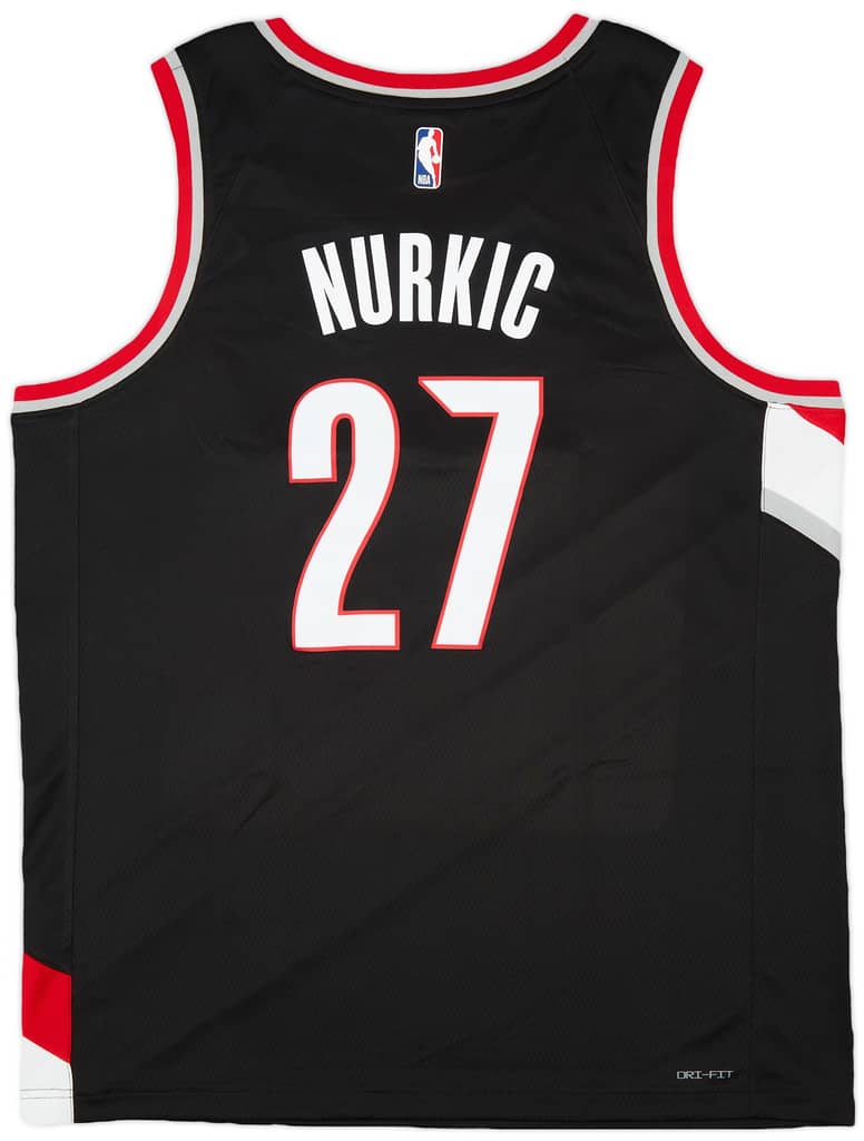 2017-23 Portland Trail Blazers Nurkic #27 Nike Swingman Away Jersey (XL)