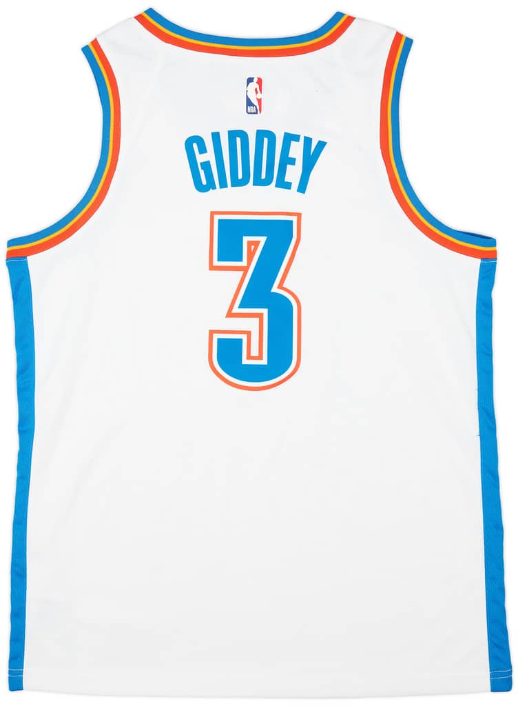 2021-24 Oklahoma City Thunder Giddey #3 Nike Swingman Home Jersey (L)