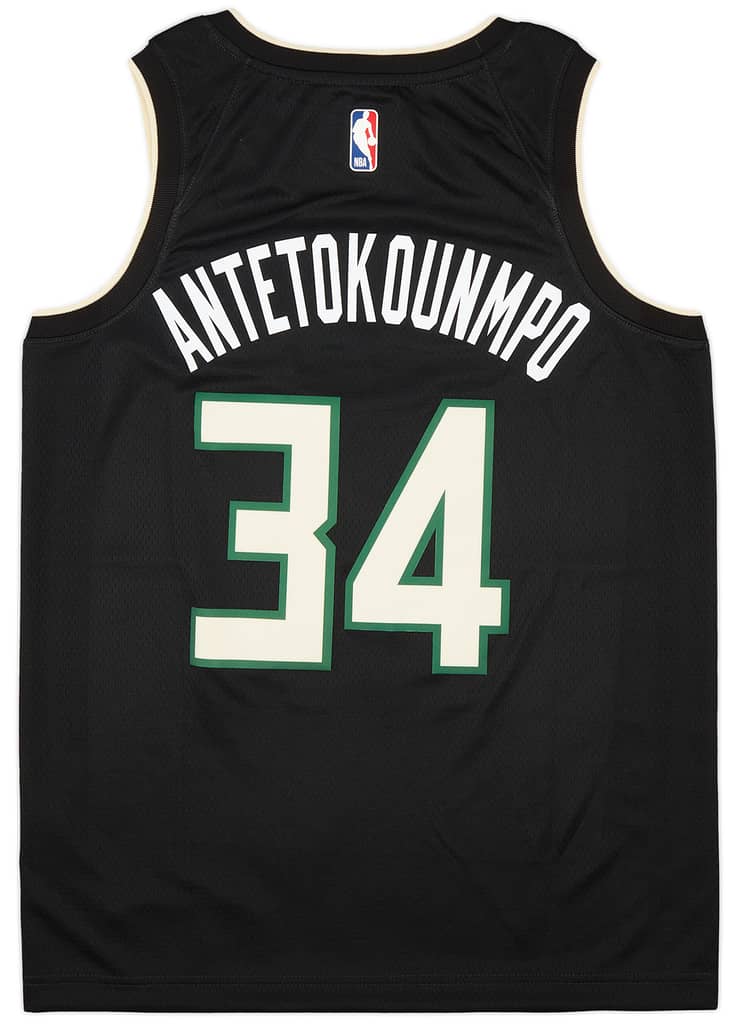 2020-22 Milwaukee Bucks Antetokounmpo #34 Jordan Swingman Alternate Jersey (M)