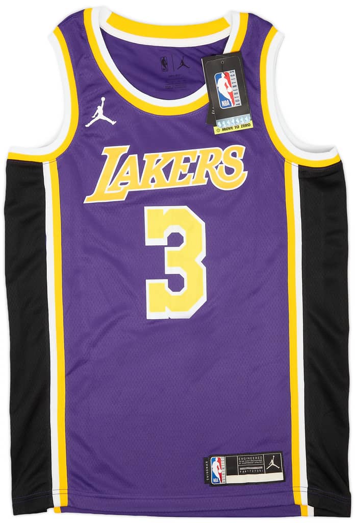 2020-22 LA Lakers Davis #3 Jordan Swingman Alternate Jersey (S)