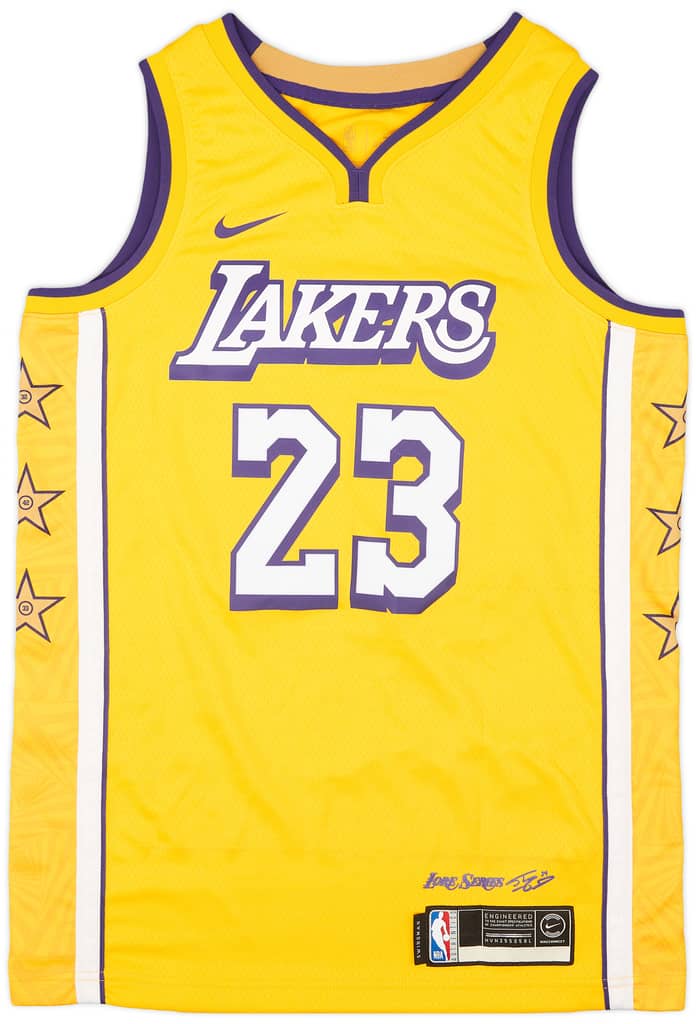 2019-20 LA Lakers James #23 Nike Swingman Alternate Jersey (S)
