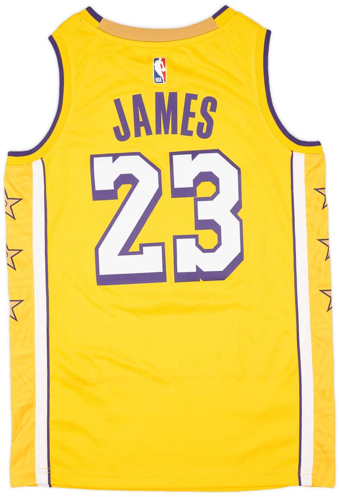2019-20 LA Lakers James #23 Nike Swingman Alternate Jersey (S)