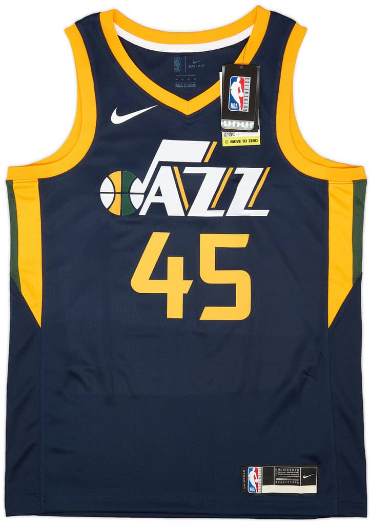 2017-22 Utah Jazz Mitchell #45 Nike Swingman Away Jersey (M)